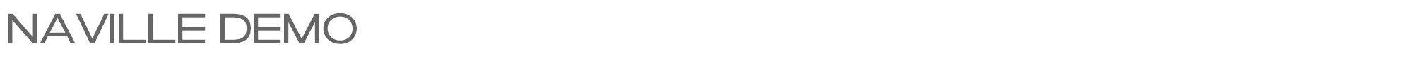 Sample characters Naville Font